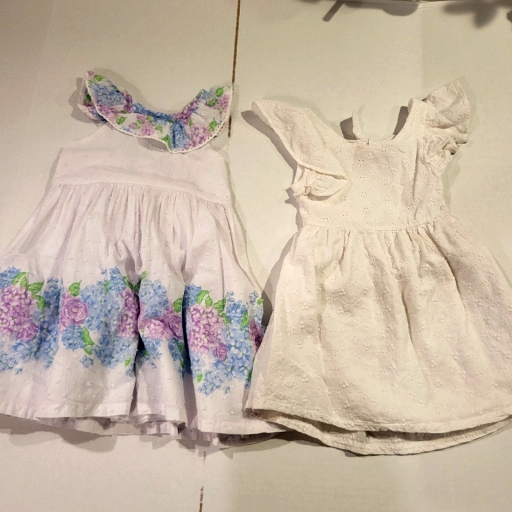2 pack 3T sleeveless toddler girl dresses